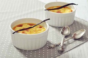 Baked custard