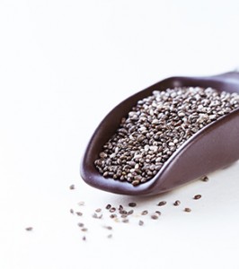 natural organic chia seeds - healthy food