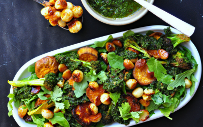 Recipe – Crispy Broccoli Salad With Honey Toasted Macadamia Nuts